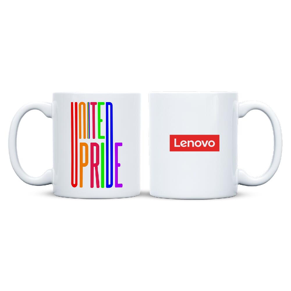 United Pride Customized Sublimation Mug White